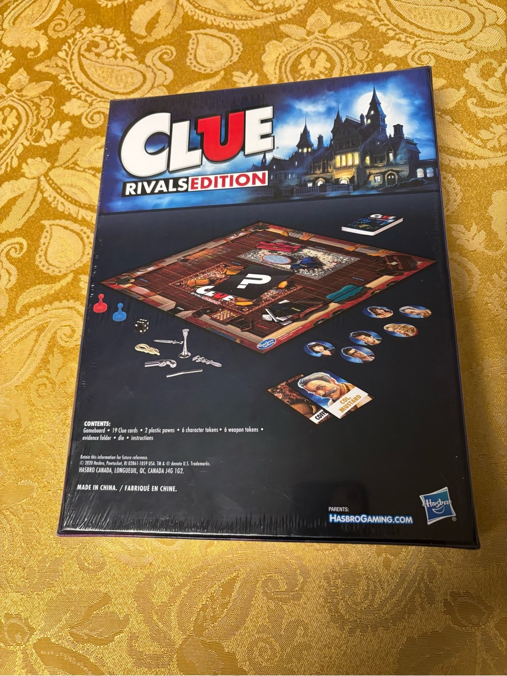 Hasbro CLUE Rivals Edition Board Game - Black, Red, Blue - Picture 4 of 6